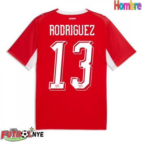 Camiseta Suiza Ricardo Rodriguez #13 Primera Equipación Mundial 2026 manga corta